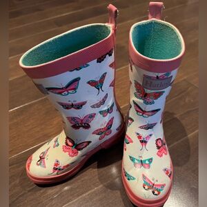 Hatley Kids' Butterfly Print Rain Boots
